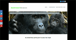 Desktop Screenshot of biodiversitybusiness.org